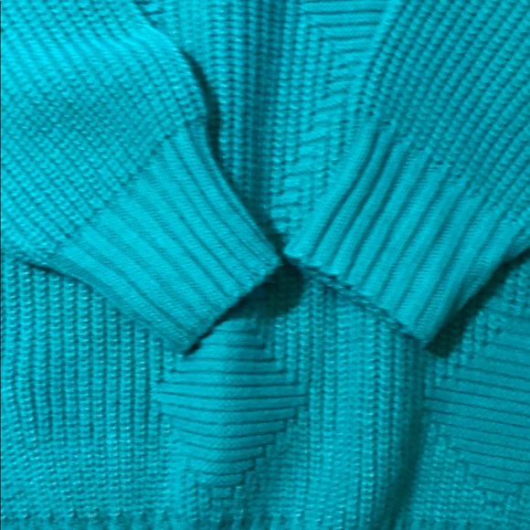 Vintage Turquoise Sweater - Picture 3 of 8